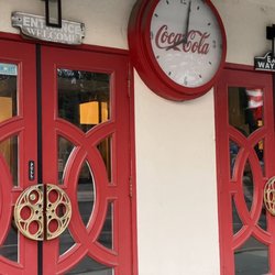 The Roxy - Front doors of the theater. Love the doors!
