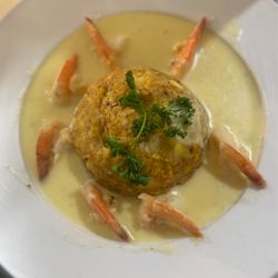 Las Americas Restaurant - Mofongo Camarones al Ajillo