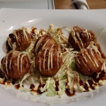 Bonchon Navy Yard - Lukewarm takoyaki with a tiny bit of dashi - Chicken Wings Near Me - Washington, DC, District of Columbia