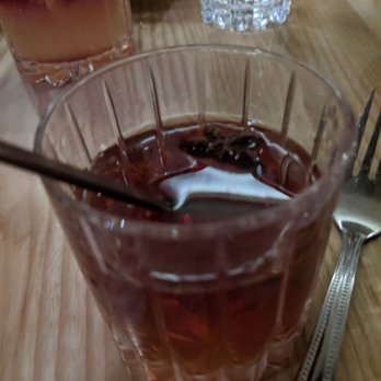 Yara - Candela: Jefferson's Small Batch Bourbon, Sweet Vermouth, Bitters, Arak Rinse. Pricey but good. - Lebanese Near Me - New York, New York Yara - Candela: Jefferson's Small Batch Bourbon, Sweet Vermouth, Bitters, Arak Rinse. Pricey but good. - Lebanese Near Me - New York, New York