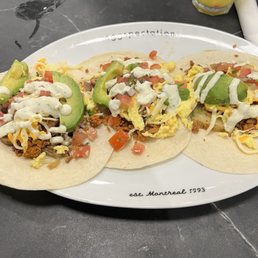 Breakfast tacos Breakfast tacos