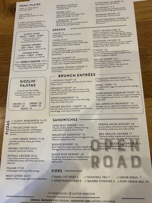 Menu photo 8 Open Road Grill Falls Church, VA Menu photo 8 Open Road Grill Falls Church, VA
