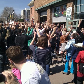Old Strathcona Farmer's Market - OSFM flash mob April 2012 - Fruits & Veggies Near Me - Edmonton, Alberta