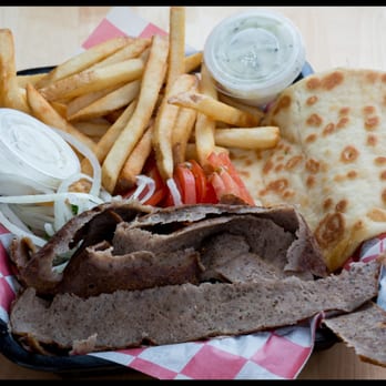 Pizza Pit - Gyro Plate- Athens gyro with more meat, and French Fries. - Pizza Near Me - Lake Mills, Wisconsin