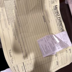 Receipt of purchase