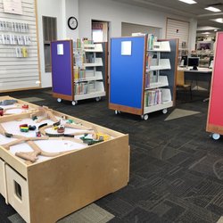 Bingham Creek Library - Kids train table area