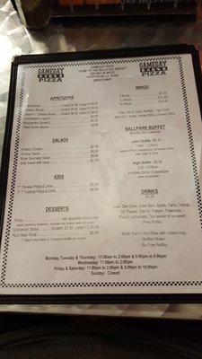 Menu photo 2 Gameday Pizza Patterson, LA