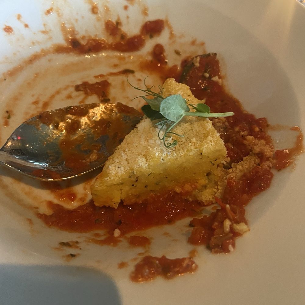 Aposto - Half eaten polenta cakes - Mediterranean Near Me - Des Moines, Iowa Aposto - Half eaten polenta cakes - Mediterranean Near Me - Des Moines, Iowa