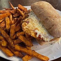 Tavern In The Green - Chicken Parmesan sandwich