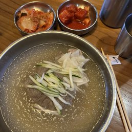 Naengmyung cold soba Naengmyung cold soba