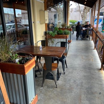 Mazra - Outdoor seating - Middle Eastern Near Me - San Bruno, California Mazra - Outdoor seating - Middle Eastern Near Me - San Bruno, California