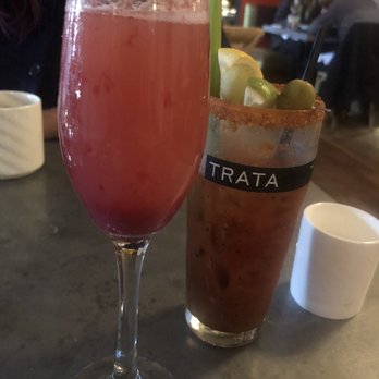 Trata - Mimosa and Blood Mary - New American Near Me - Rochester, New York