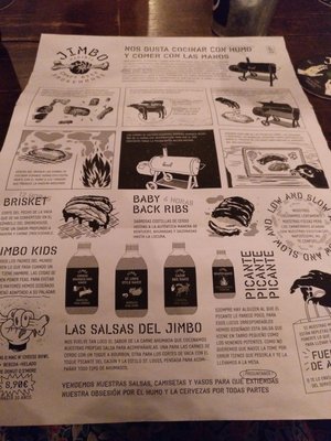 Menu photo 1 Jimbo Smokehouse Madrid, M