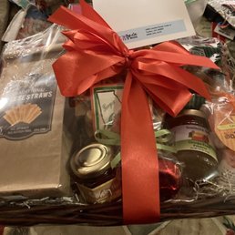 a basket of food