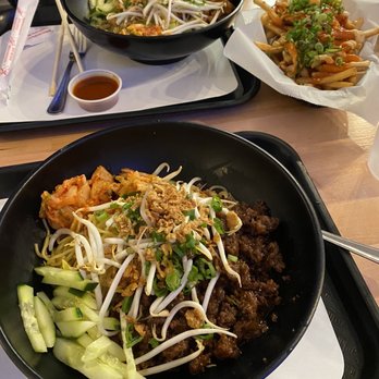 K Pop Ramen - Spicy K-Pop Ramen (DRY RAMEN) w/ Beef, K-Style fries, and K-Pop Soup Ramen (Spicy) - Ramen Near Me - Dallas, Texas K Pop Ramen - Spicy K-Pop Ramen (DRY RAMEN) w/ Beef, K-Style fries, and K-Pop Soup Ramen (Spicy) - Ramen Near Me - Dallas, Texas