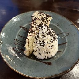 Tres leches. Very generous portion. Tres leches. Very generous portion.
