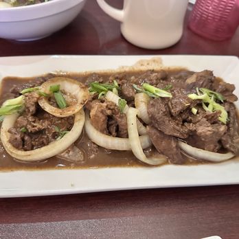 The Mami House - Beef 30. Pinoy Bistek - Filipino Near Me - Niagara Falls, New York