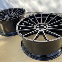 Industrial Powder Coating - Gloss black.