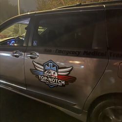 Top-Notch Medical Transport - The transportation car.