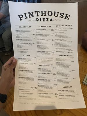 Menu photo 2 Pinthouse Pizza Round Rock, TX