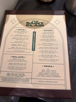 Menu photo 8 The Saint Clair Montclair, NJ Menu photo 8 The Saint Clair Montclair, NJ