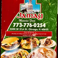 Taqueria Jamay - Menu pg 1