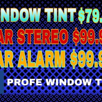 Profe Window tint - Car Stereo Installation Near Me - Los Angeles, California Profe Window tint - Car Stereo Installation Near Me - Los Angeles, California