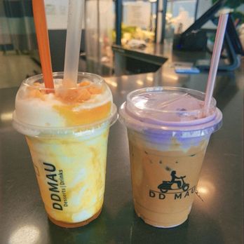 DD Mau - Mango coconut Vietnamese Taro Cloud - Coffee & Tea Near Me - Cerritos, California DD Mau - Mango coconut Vietnamese Taro Cloud - Coffee & Tea Near Me - Cerritos, California