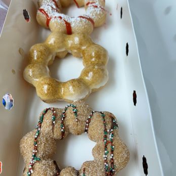 Mochiyo - Cinnamon Churro, Toasted Marshmallow & Churro 3 for $10 - Donuts Near Me - Pinole, California Mochiyo - Cinnamon Churro, Toasted Marshmallow & Churro 3 for $10 - Donuts Near Me - Pinole, California
