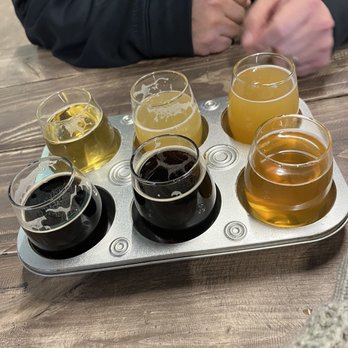 Turning Point Beer - Our first flight! - Breweries Near Me - Bedford, Texas