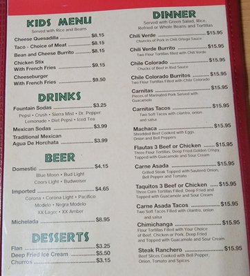 Menu photo 5 Los Hermanos Mexican Restaurant Sutter Creek, CA Menu photo 5 Los Hermanos Mexican Restaurant Sutter Creek, CA