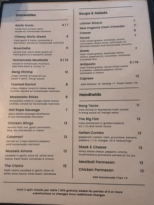 Menu photo 6 Violas St. Augustine, FL