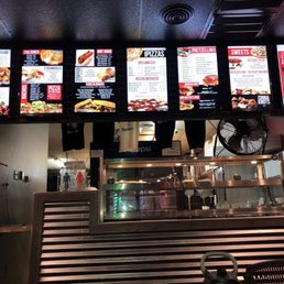 menus on the wall