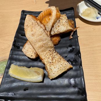 Waka Sakura - Grilled salmon belly ($5) - Conveyor Belt Sushi Near Me - Gardena, California Waka Sakura - Grilled salmon belly ($5) - Conveyor Belt Sushi Near Me - Gardena, California