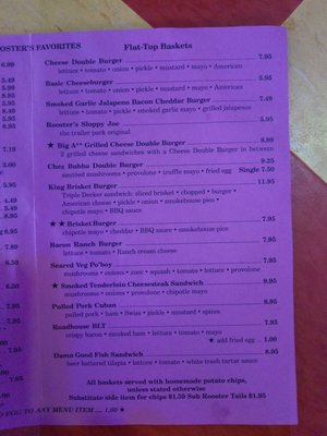 Menu photo 4 Rooster's Roadhouse Decatur, TX Menu photo 4 Rooster's Roadhouse Decatur, TX
