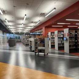 Area to grab books and cubicle to study/work Area to grab books and cubicle to study/work