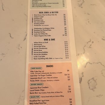 NEKO: A Cat Cafe - Menu - Themed Cafes Near Me - Seattle, Washington