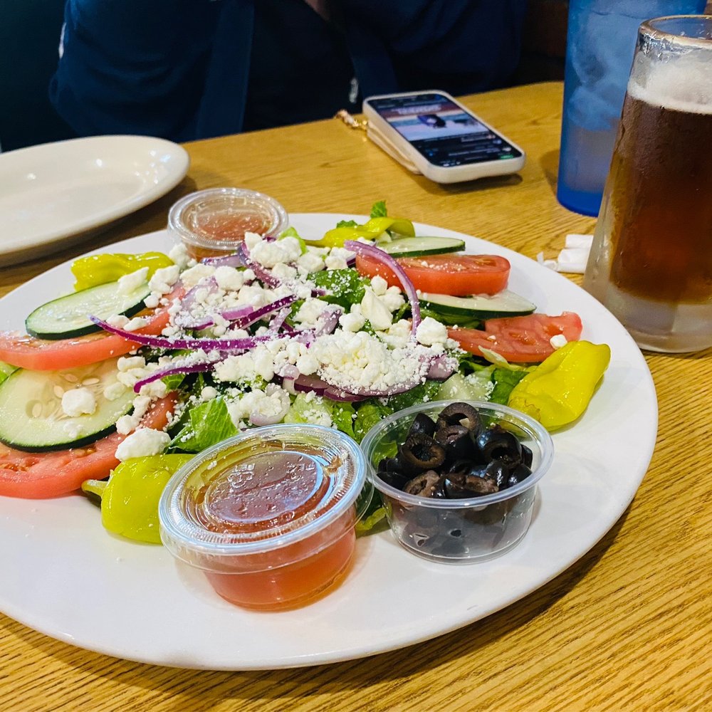 Little Italy - a plate of salad and a glass of beer - Pizza Near Me - McKenney, Virginia Little Italy - a plate of salad and a glass of beer - Pizza Near Me - McKenney, Virginia
