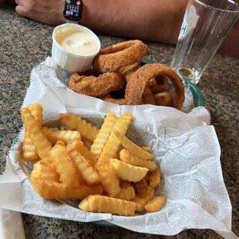Greystone Castle - Onion rings and crinkle count fries - Bars Near Me - Sturgeon Bay, Wisconsin Greystone Castle - Onion rings and crinkle count fries - Bars Near Me - Sturgeon Bay, Wisconsin