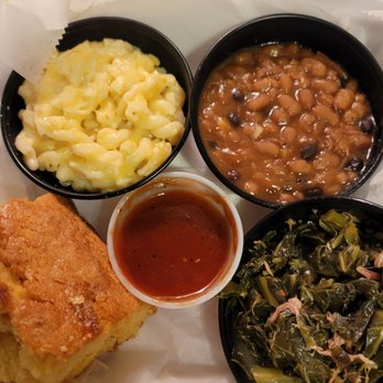 Limp Lizard - Cornbread, Mac 'n' Cheese, Baked Beans, Sauteed Collard Greens - Barbeque Near Me - Syracuse, New York