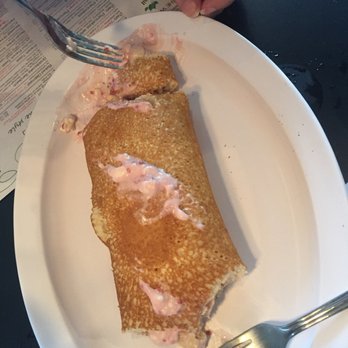 The Breakfast Club - Stuffed flapjack after we ate 1/2 of it!!! - Breakfast & Brunch Near Me - Jefferson, New York The Breakfast Club - Stuffed flapjack after we ate 1/2 of it!!! - Breakfast & Brunch Near Me - Jefferson, New York