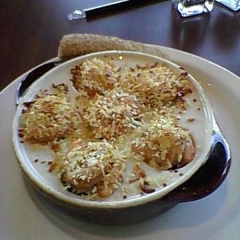 Seasons 52 - Caramelized Crab & Shrimp Stuffed Mushrooms - New American Near Me - Jacksonville, Florida Seasons 52 - Caramelized Crab & Shrimp Stuffed Mushrooms - New American Near Me - Jacksonville, Florida