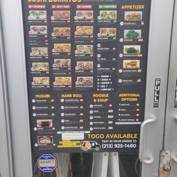KimBob-Rex - Menu - Sushi Bars Near Me - Glendale, California KimBob-Rex - Menu - Sushi Bars Near Me - Glendale, California