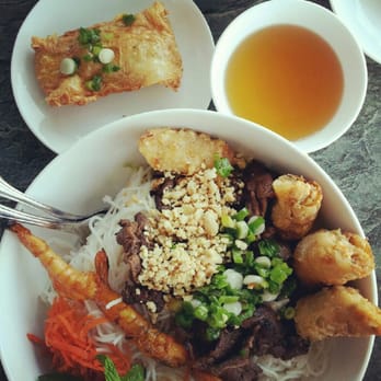 Pho Saigon Pearl - Bun thit nuong cha gio + tau hu ky - Vietnamese Near Me - Irvine, California