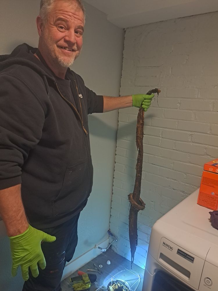 Slide of Jake The Snake Drain Cleaning