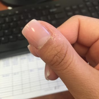 Wonder Nails Salon & Spa - Terrible job of shaping! What is this? I give up on this mall places l - Nail Salons Near Me - Taylor, Michigan