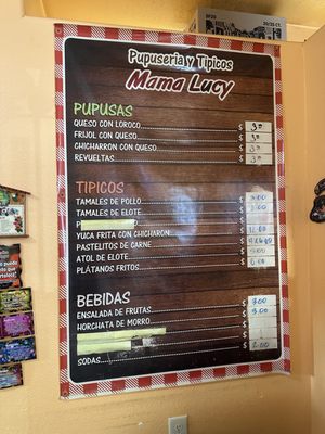 Menu photo 1 Pupuseria Cabañas Yuma, AZ Menu photo 1 Pupuseria Cabañas Yuma, AZ