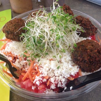 Miami Squeeze - The Falafel Salad $8.95 - Seriously Good!! - Juice Bars & Smoothies Near Me - North Miami Beach, Florida Miami Squeeze - The Falafel Salad $8.95 - Seriously Good!! - Juice Bars & Smoothies Near Me - North Miami Beach, Florida