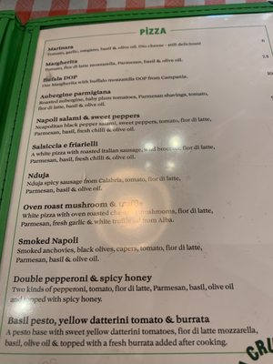 Menu photo 3 Pizza Pilgrims London, XGL Menu photo 3 Pizza Pilgrims London, XGL