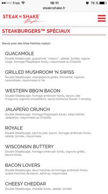 Menu photo 3 Steak n Shake Fenouillet, 31 Menu photo 3 Steak n Shake Fenouillet, 31